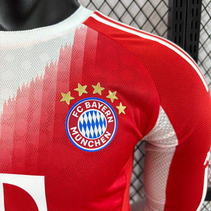 Bayern Munchen 2025-2026 Long Sleeve Home Kit