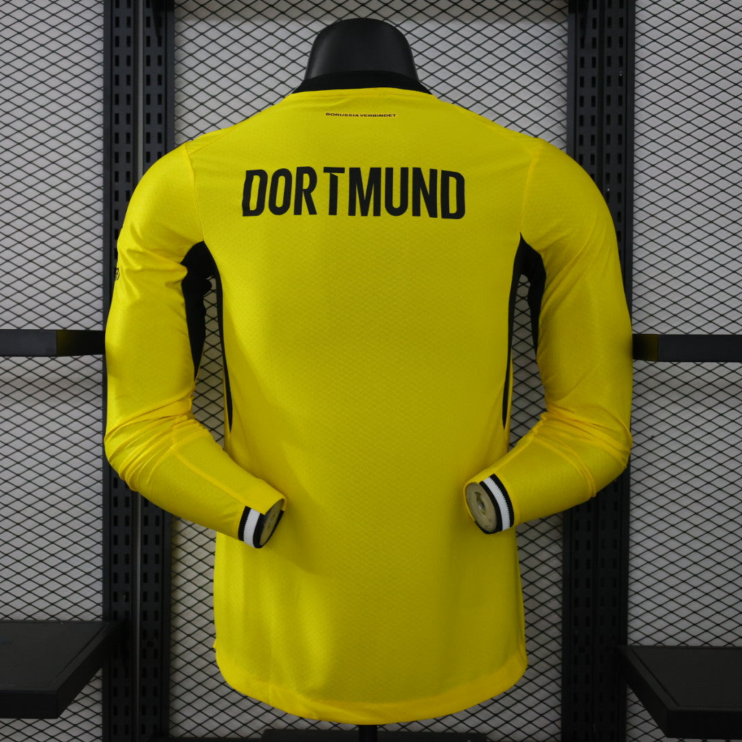 Borussia Dortmund 2026/27 Home Player Version Long Sleeve - back view